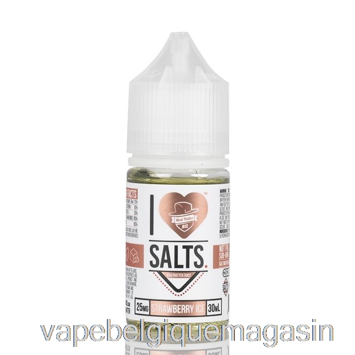 Vape Jetable Fraise Glace - I Love Salts - 30ml 50mg